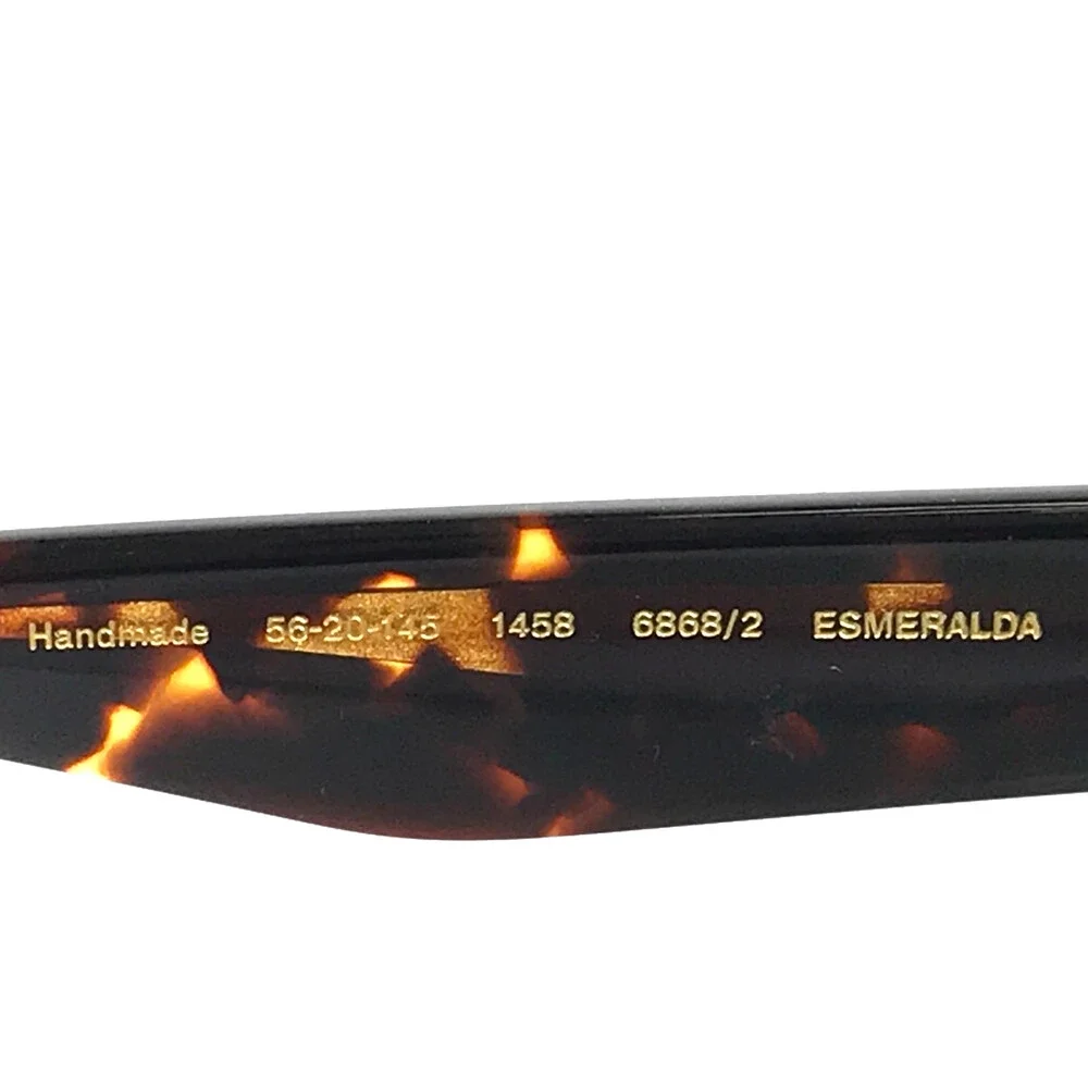 Gigi Studios Sunglasses ESMERALDA 6868/2 Dark Tortoise w/ Green Gradient Lenses